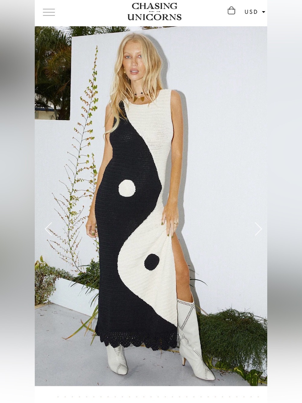 Chasing Unicorns Black Summer Hand Crochet Maxi Dress